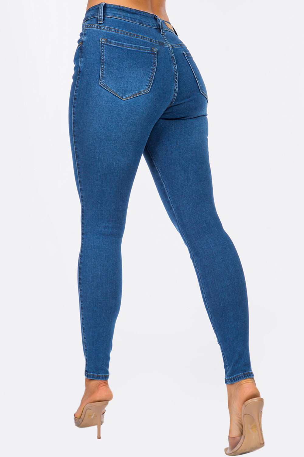 Classic Mid Rise Skinny Jean Extreme Stretch Light WR3702