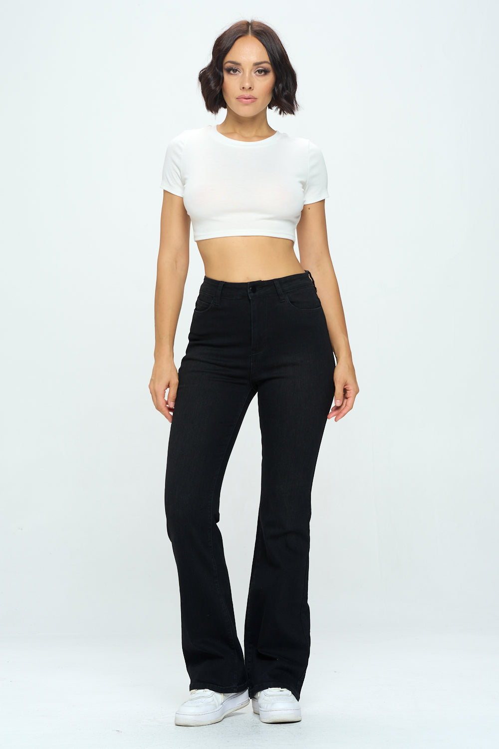 High Waist Bootcut Flare Extreme Stretch Med NH2211