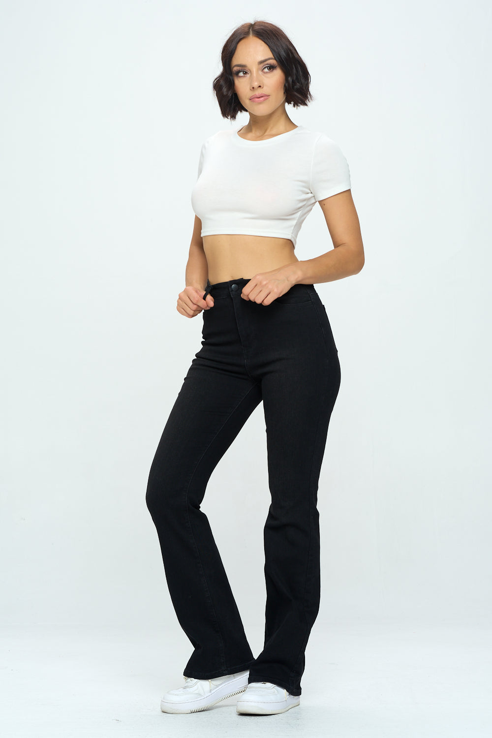 High Waist Bootcut Flare Extreme Stretch Med NH2211