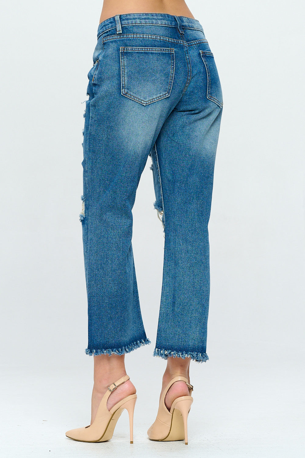 Cropped Vintage Low Rise Wide Leg Jean Medium DR2109