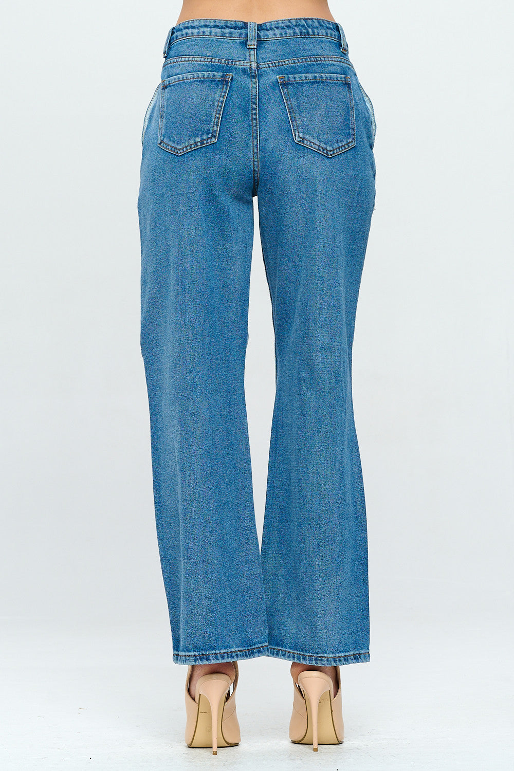 Vintage Mid Rise Wide Leg Loose Fit Jean Light DH2106