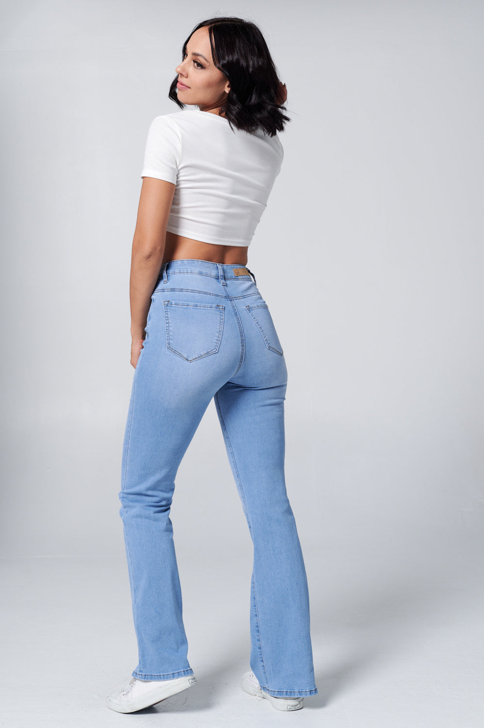 High Waist Bootcut Flare Extreme Stretch Light NH2211
