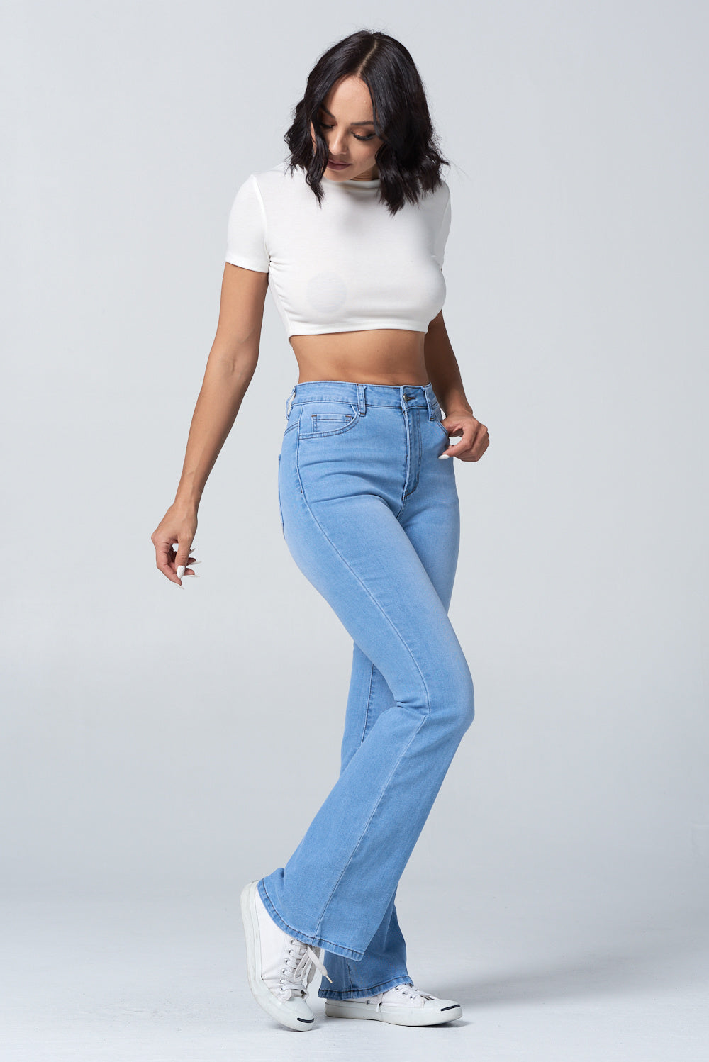 High Waist Bootcut Flare Extreme Stretch Light NH2211