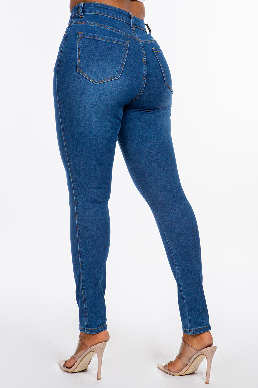 NEW Classic High Waist Skinny Jean Light Blue PH3501