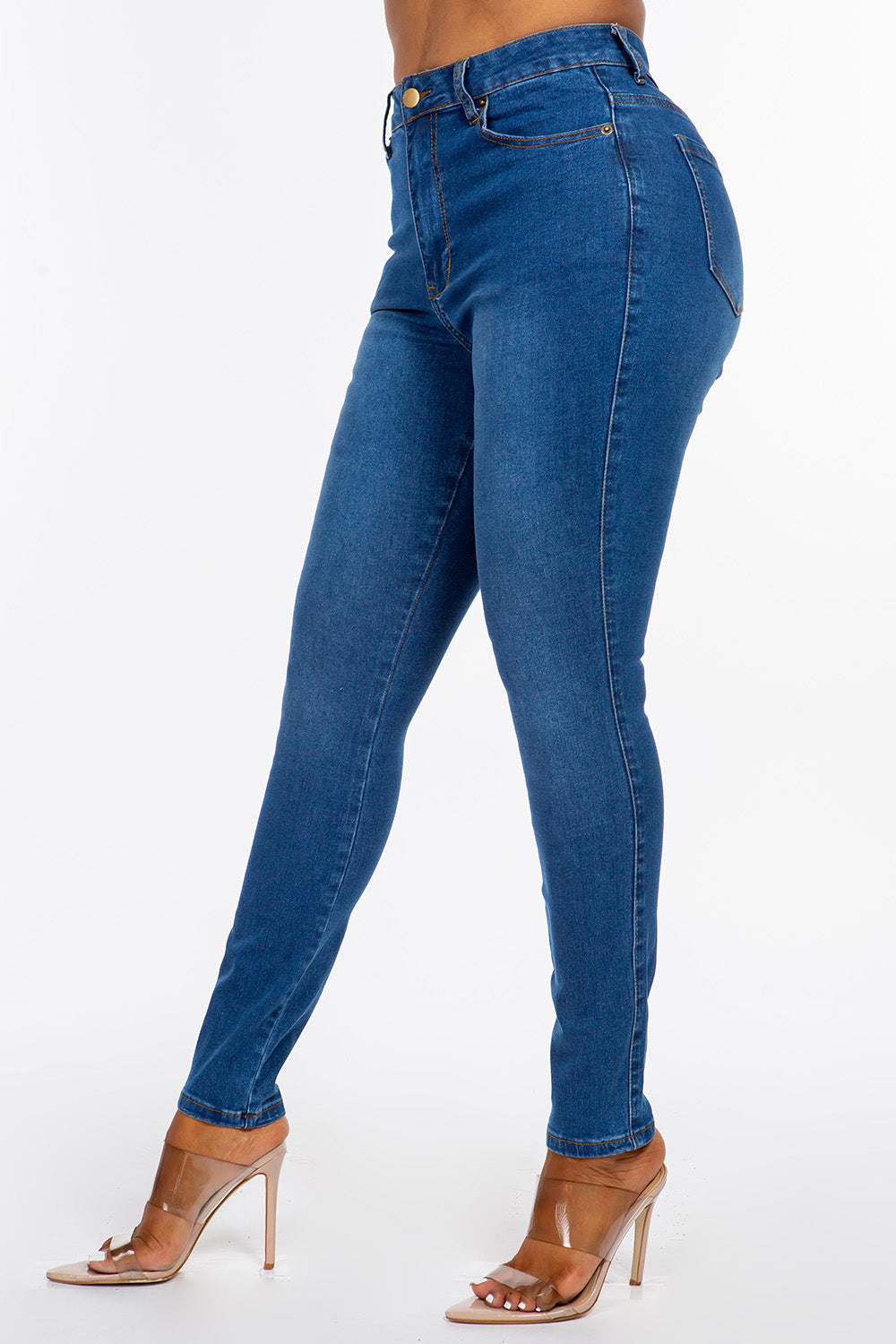 NEW Classic High Waist Skinny Jean Light Blue PH3501