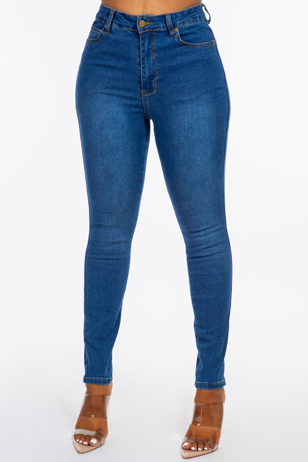 NEW Classic High Waist Skinny Jean Light Blue PH3501