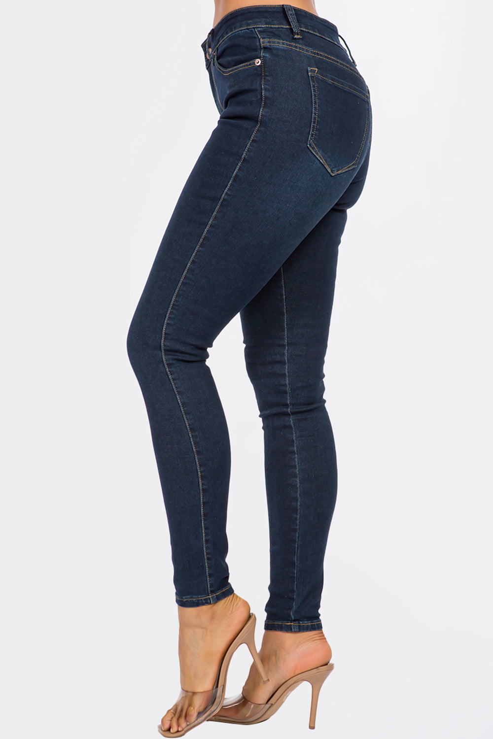Classic Mid Rise Skinny Jean Extreme Stretch Light WR3702