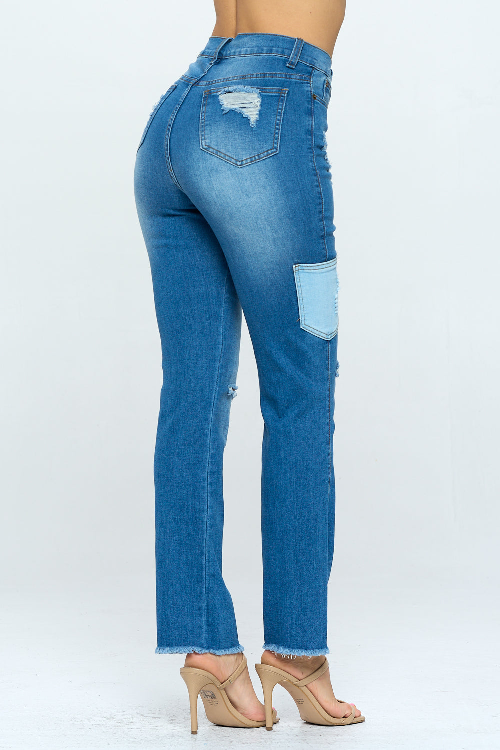 Lucky Girl High Waist Straight Fit Super Stretch Jeans Medium $13 Each