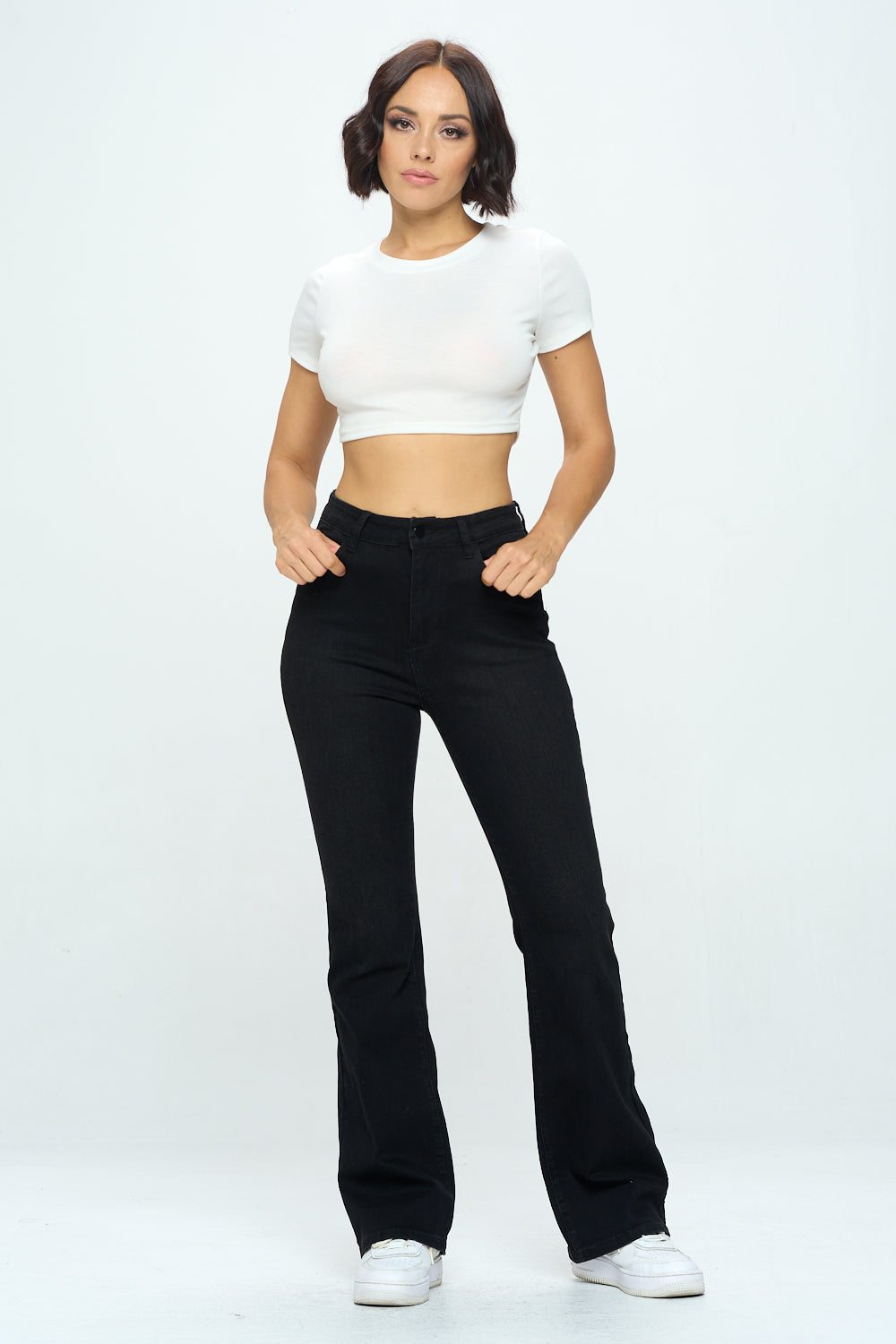 High Waist Bootcut Flare Extreme Stretch Med NH2211