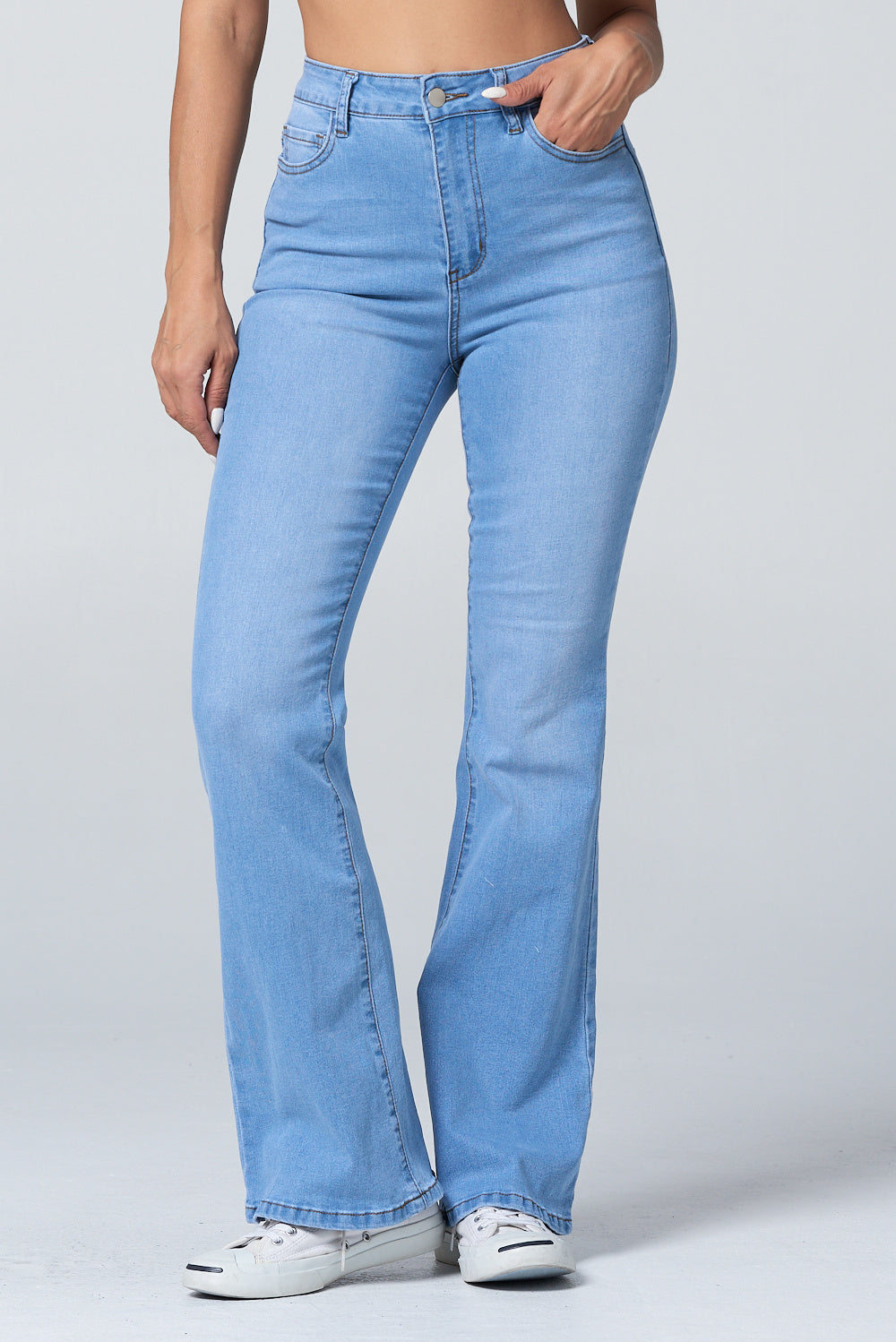 Wholesale High Waist Bootcut Flare NH2211 @ Blue Turtle Jeans